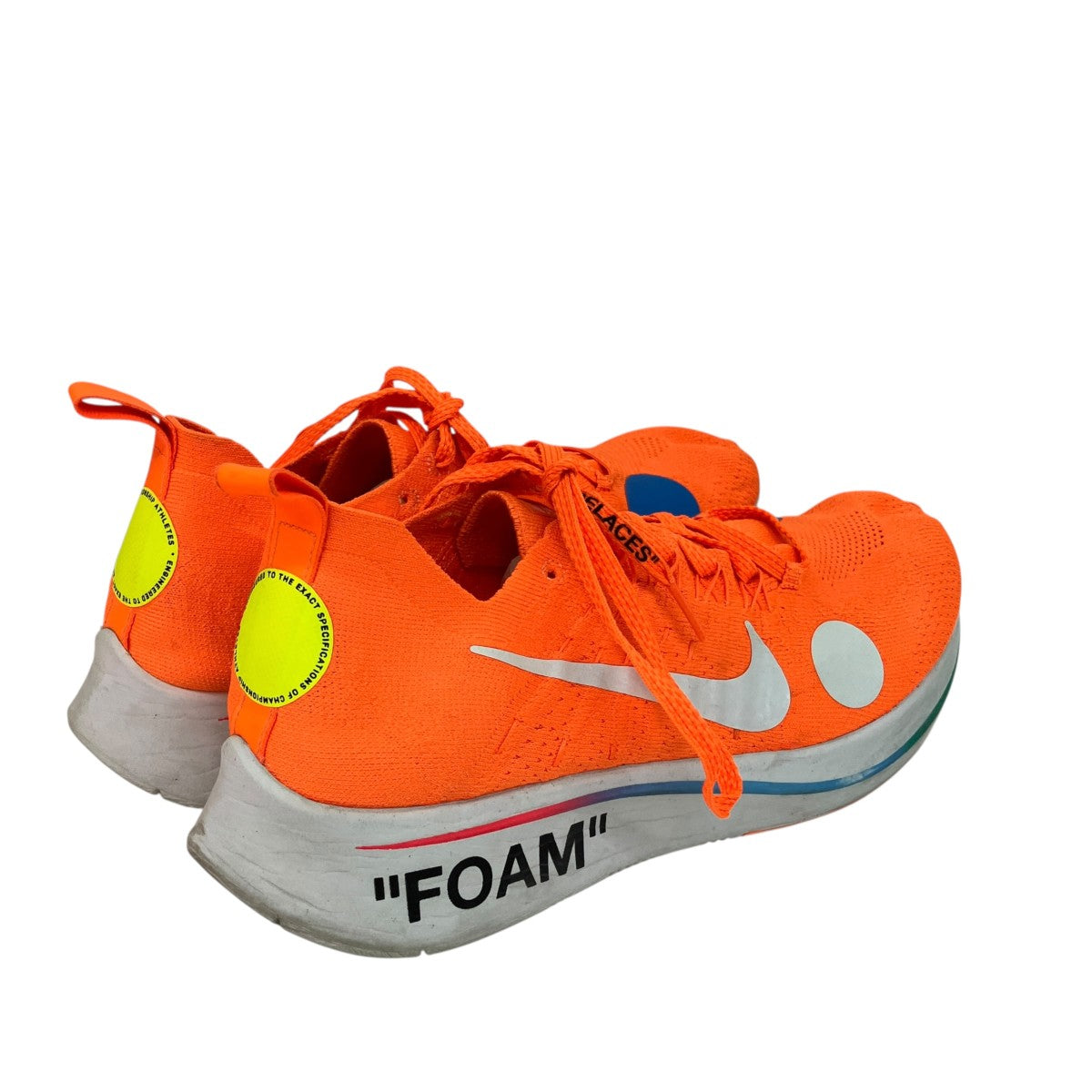 Nike x Off-White Zoom Fly Mercurial Flyknit Sneakers Orange - Pre-owned