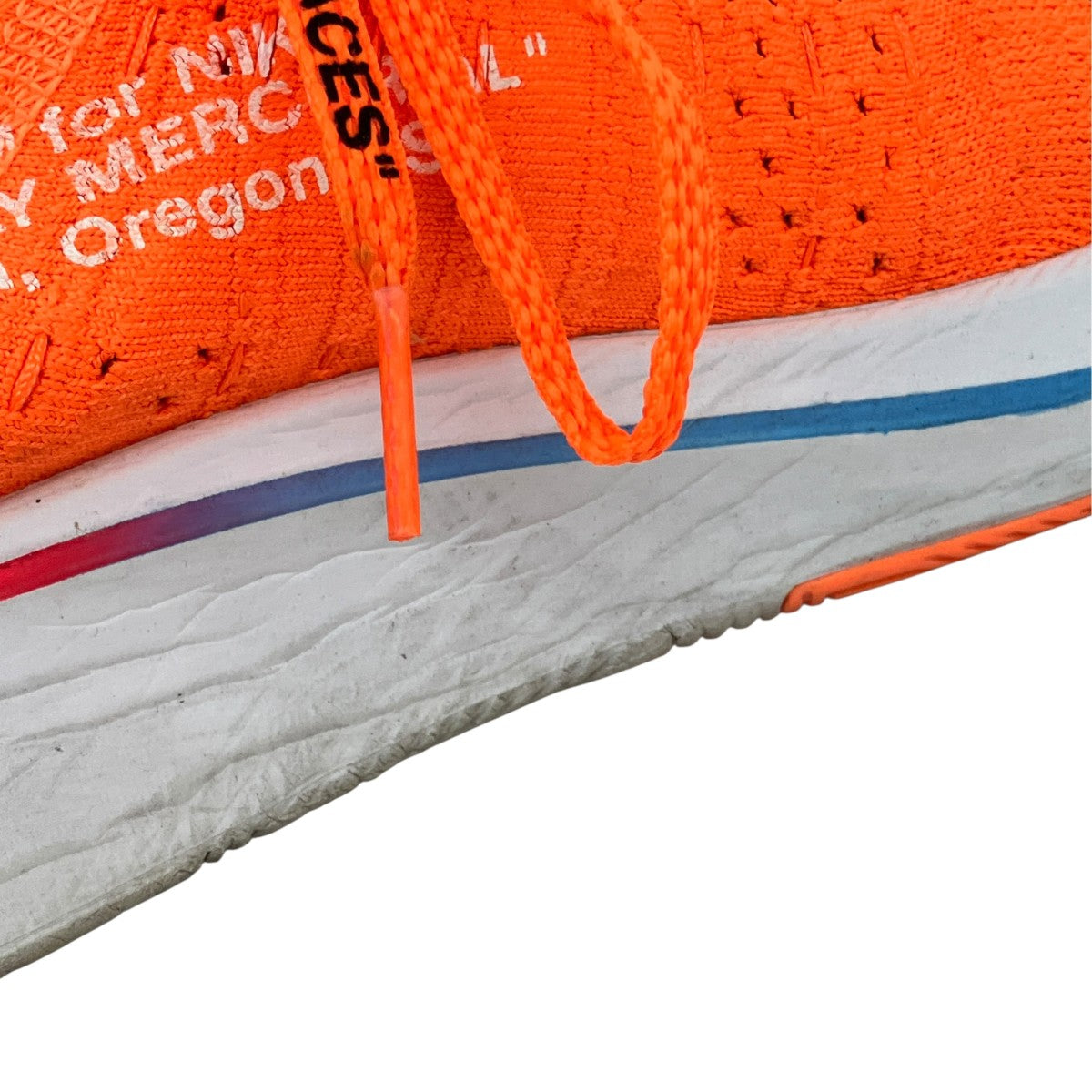 Nike x Off-White Zoom Fly Mercurial Flyknit Sneakers Orange - Pre-owned