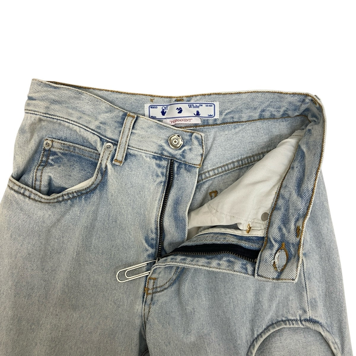 Off-White Ryusei Denim Pants Light Indigo - Pre-owned