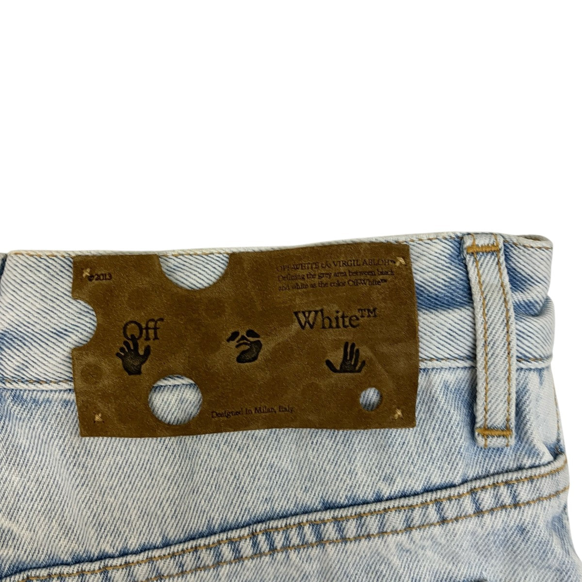 Off-White Ryusei Denim Pants Light Indigo - Pre-owned