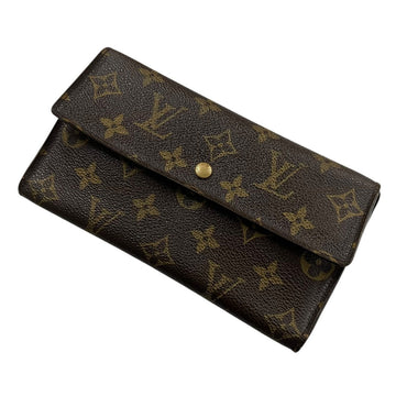 Louis Vuitton Porto Tresor International Monogram Long Wallet Brown - Pre-owned