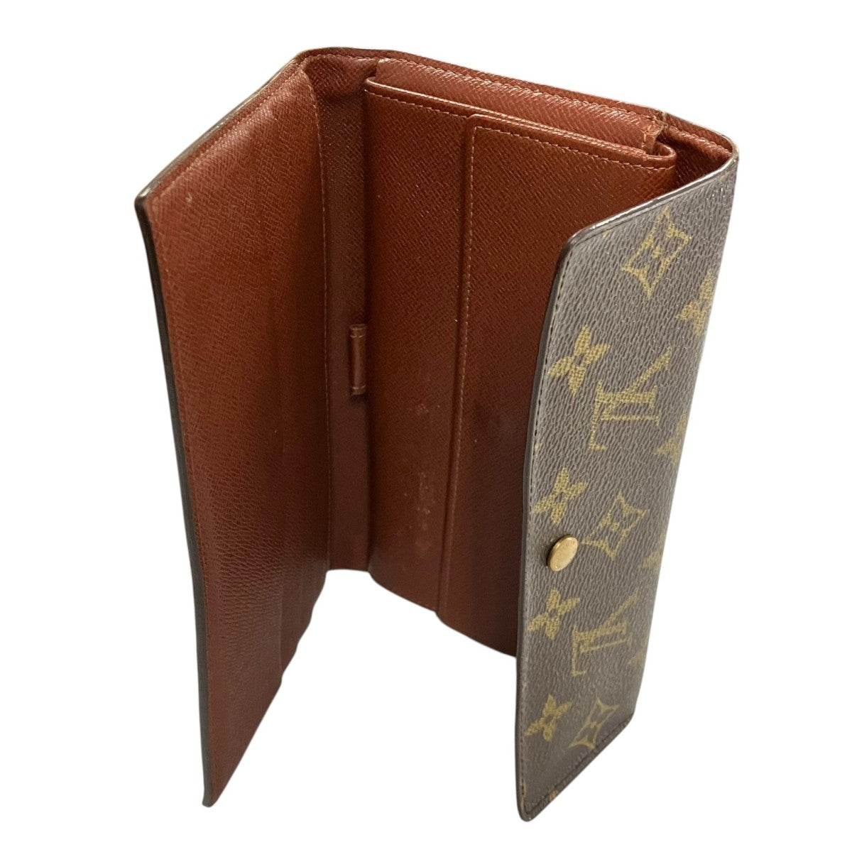 Louis Vuitton Porto Tresor International Monogram Long Wallet Brown - Pre-owned
