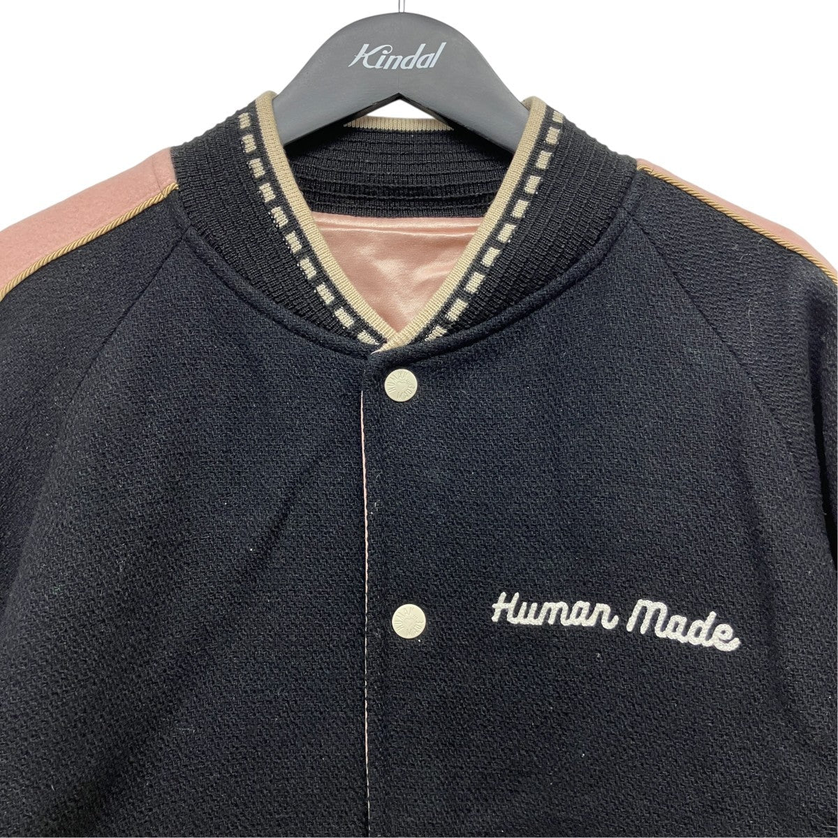 Human Made Car Club Reversible Padded Jacket Black Pink - Pre-owned