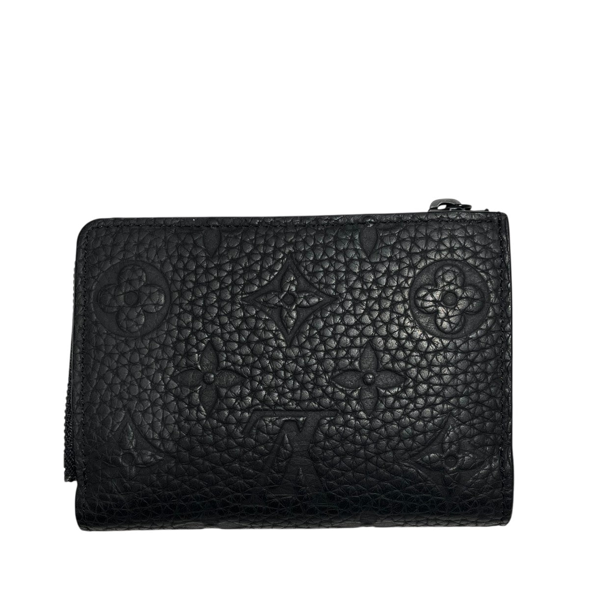Louis Vuitton Portefeuille Pilot Compact Wallet Black - Pre-owned