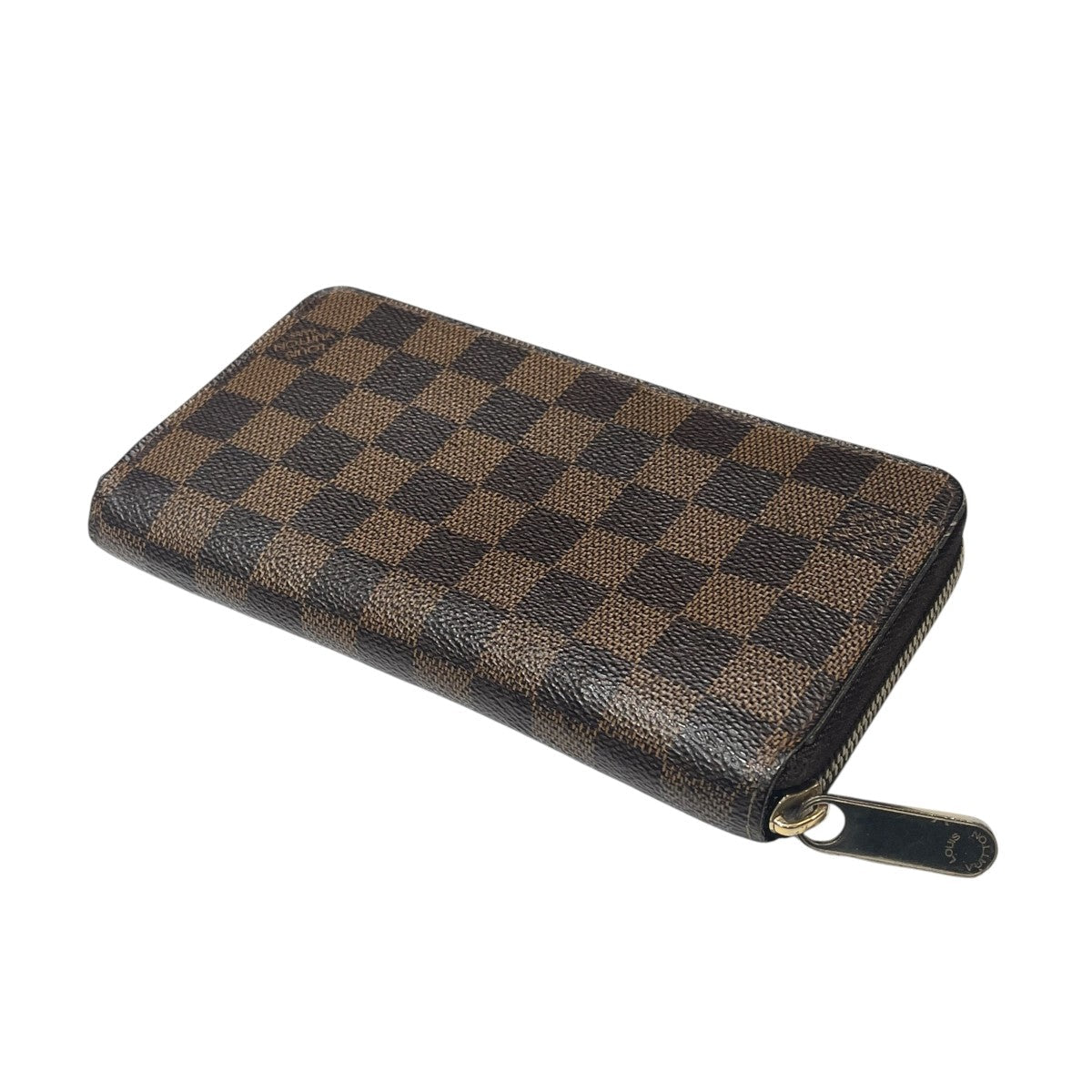 Louis Vuitton Damier Zippy Wallet Long Wallet Brown - Pre-owned