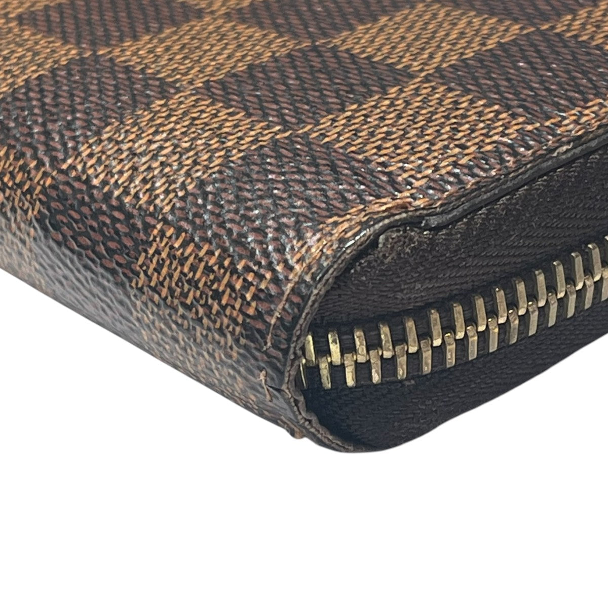 Louis Vuitton Damier Zippy Wallet Long Wallet Brown - Pre-owned