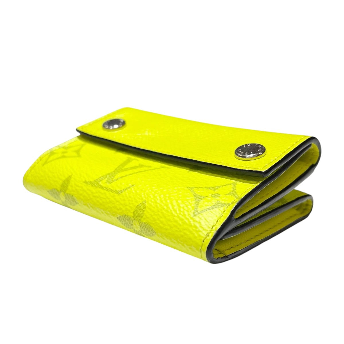 Louis Vuitton Taigarama Discovery Compact Wallet Compact Wallet Yellow - Pre-owned