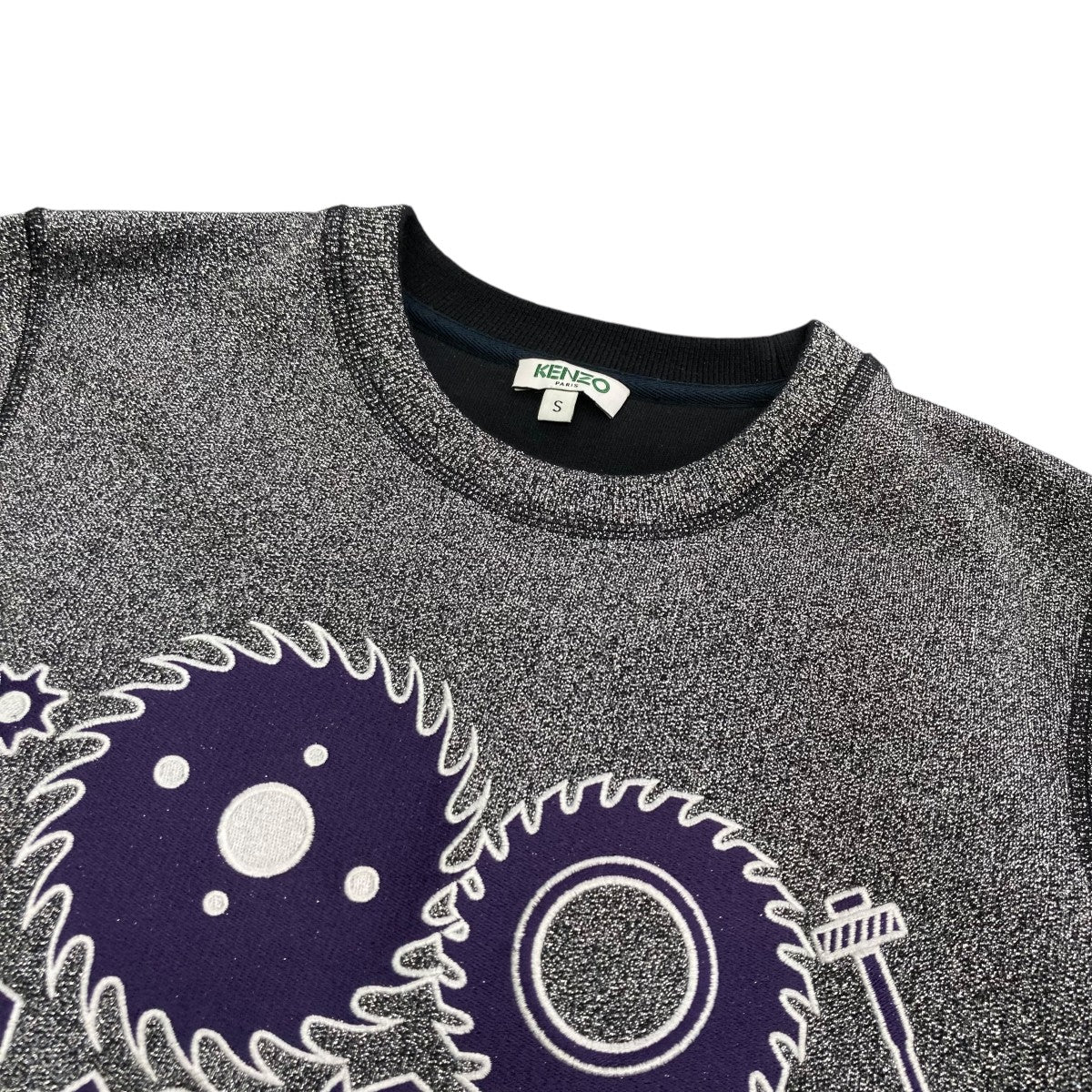 Kenzo Crewneck Sweatshirt Silver - Pre-owned