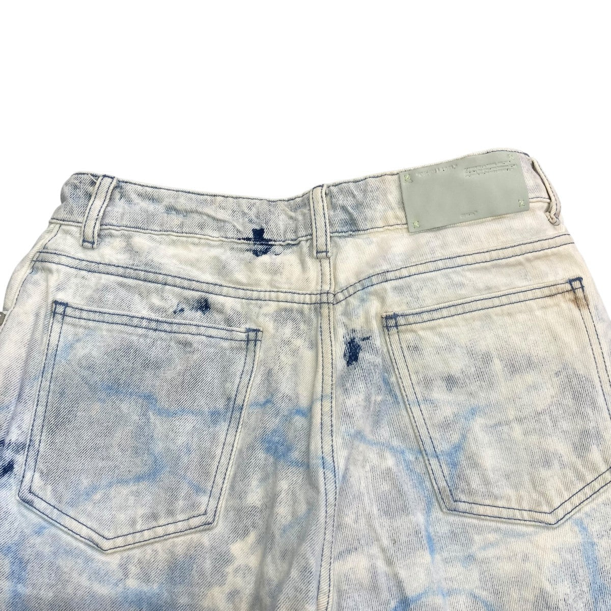Off-White Denim Pants Indigo - Pre-owned