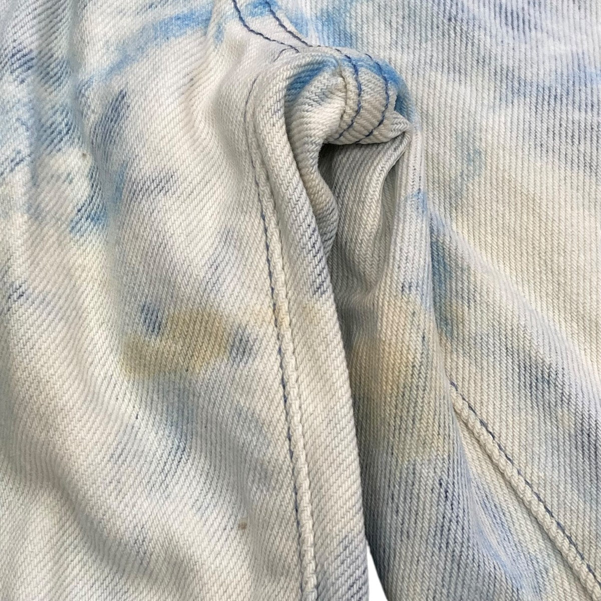 Off-White Denim Pants Indigo - Pre-owned