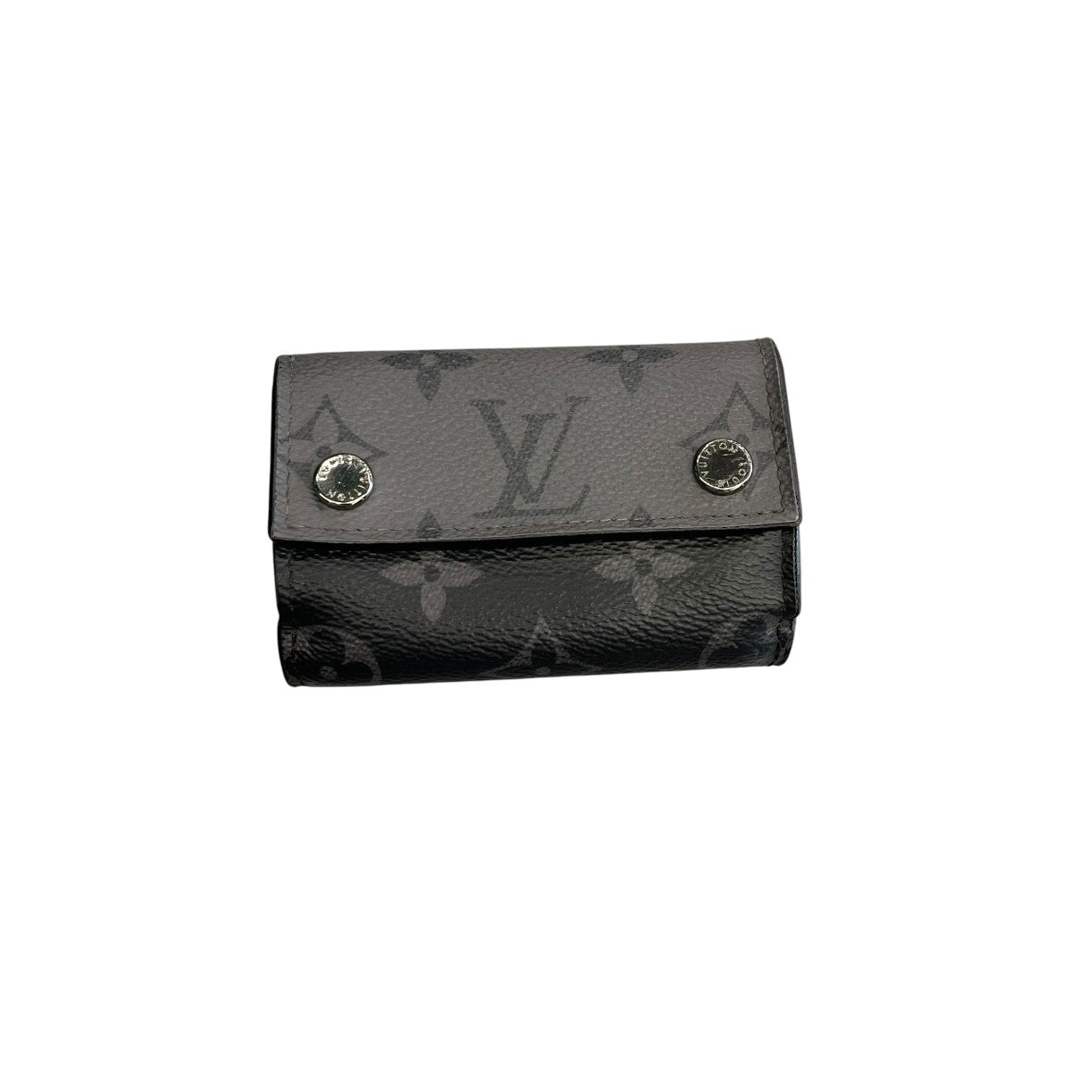 Louis Vuitton Discovery Compact Wallet Trifold Wallet Gray - Pre-owned