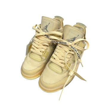 Nike x Off-White Women's AIR Jordan 4 Retro SP Sneakers Cream - Pre-owned
