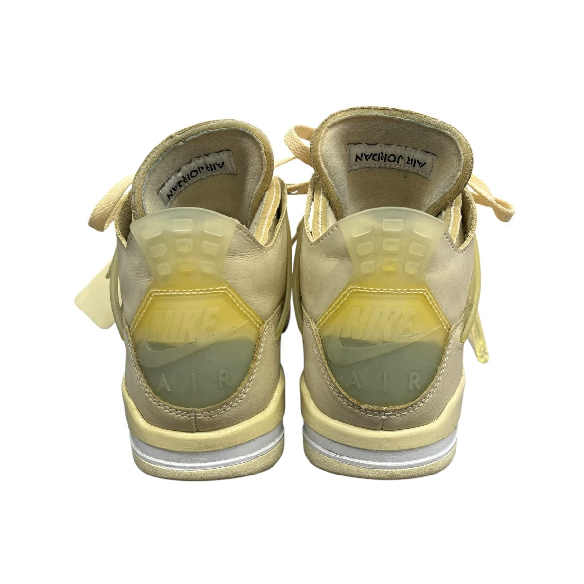 Nike x Off-White Women's AIR Jordan 4 Retro SP Sneakers Cream - Pre-owned