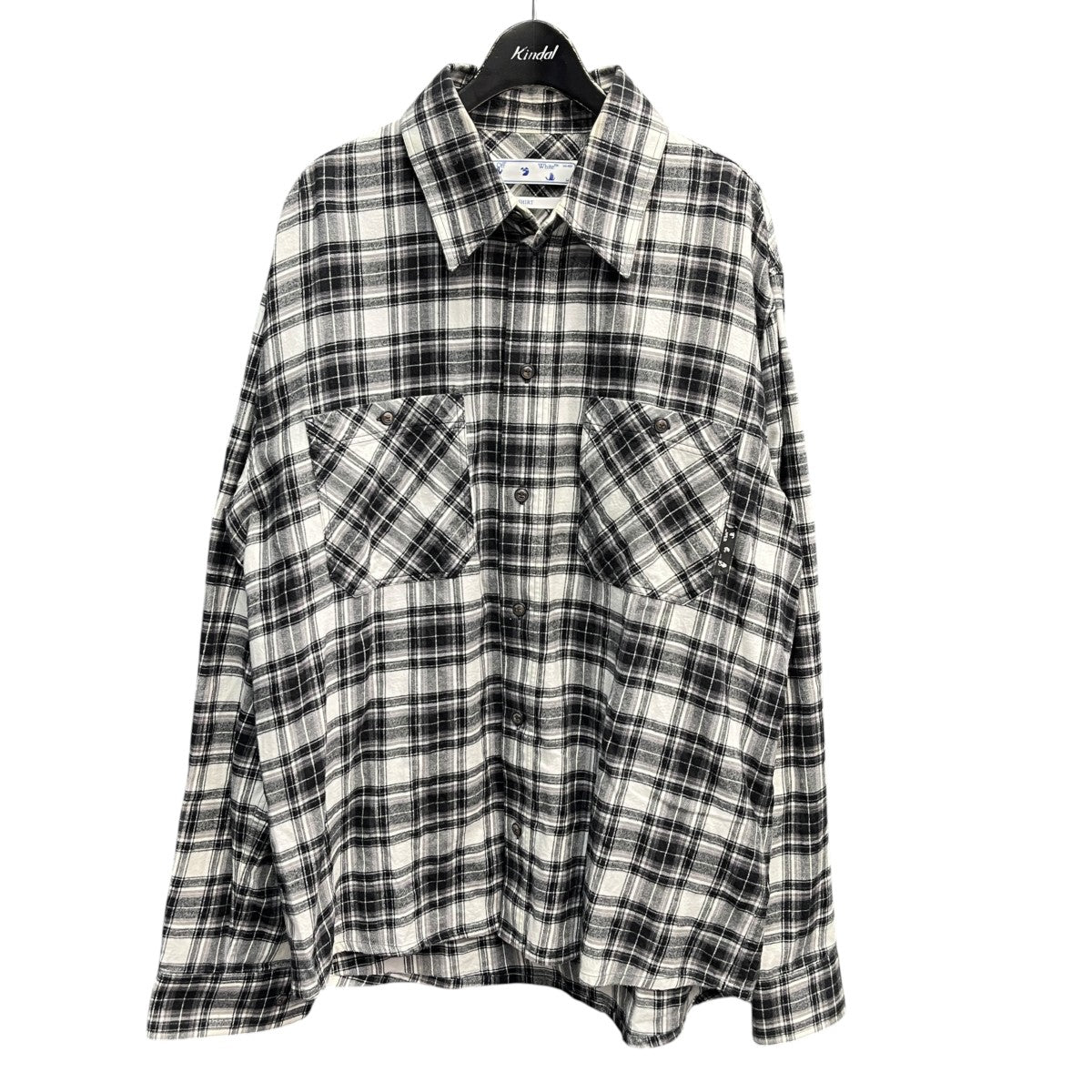 Off-White Mixed Colors Long Sleeve Check Shirt White/Black - Pre-owned