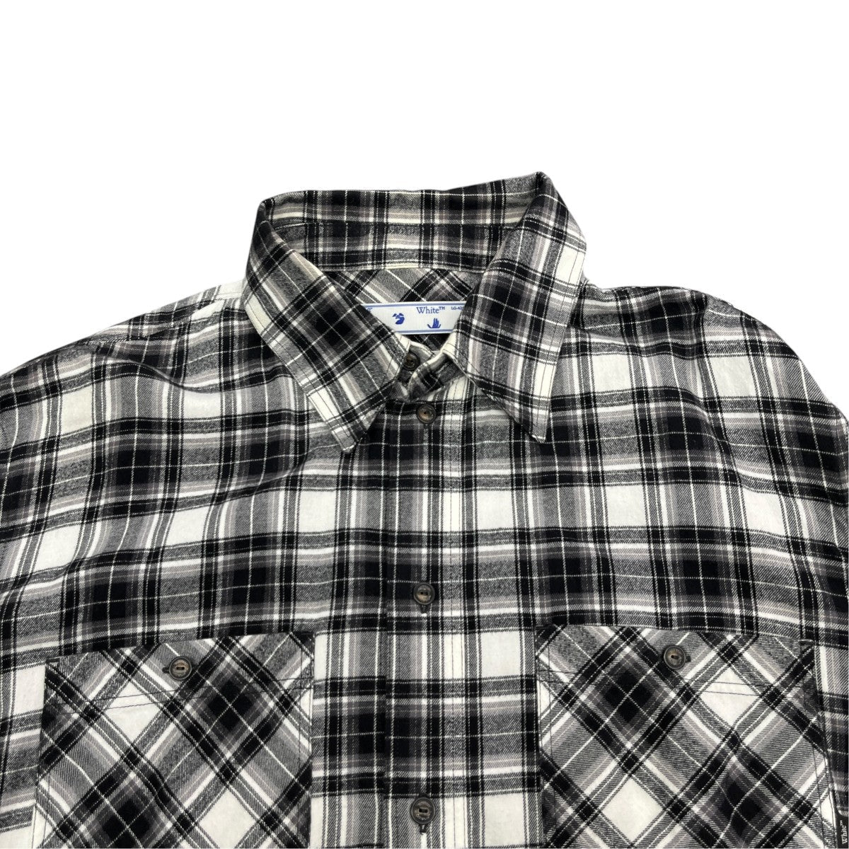 Off-White Mixed Colors Long Sleeve Check Shirt White/Black - Pre-owned