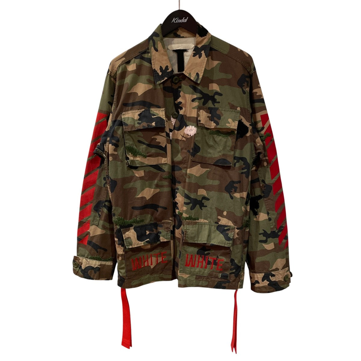 Off-White Shirt Long Sleeve Shirt Green - Pre-owned