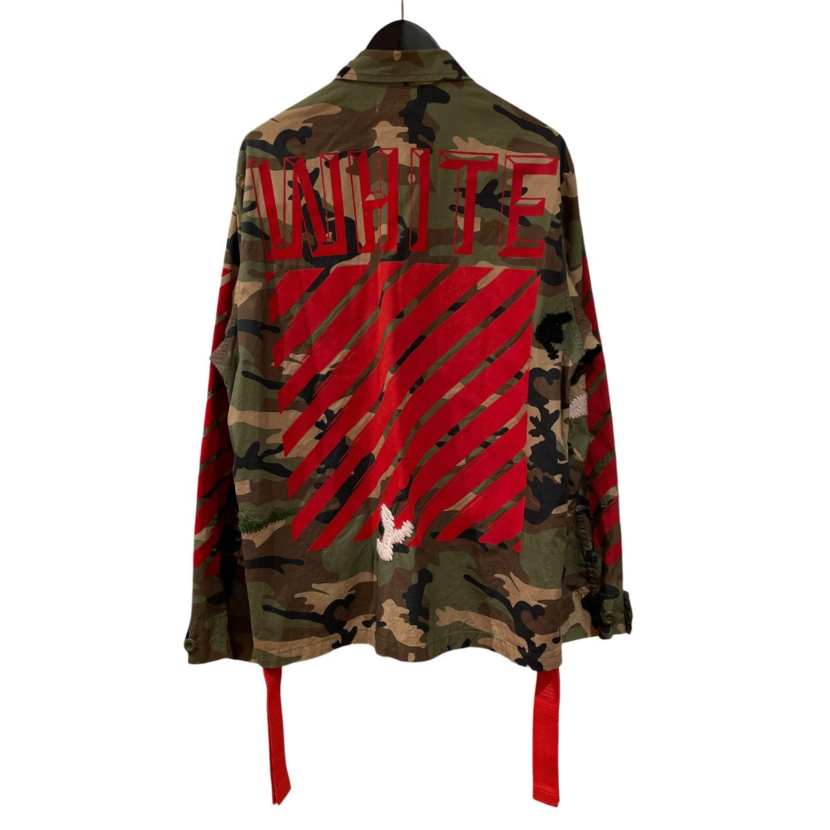 Off-White Shirt Long Sleeve Shirt Green - Pre-owned