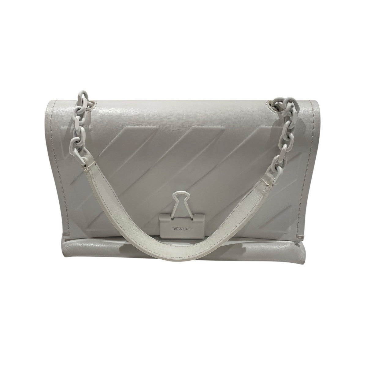 Off-White Shoulder Bag White - Pre-owned