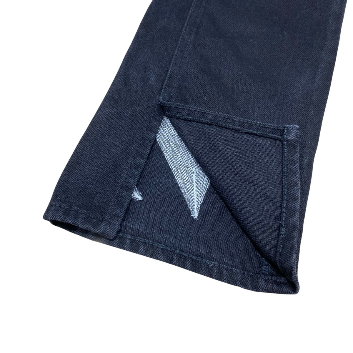 Off-White Bias Denim Pants Black - Pre-owned