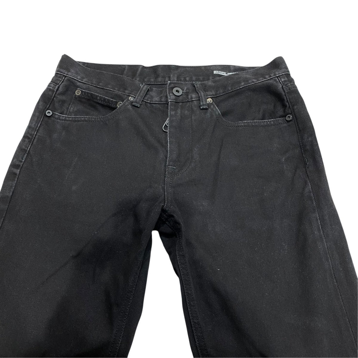 Off-White Bias Denim Pants Black - Pre-owned