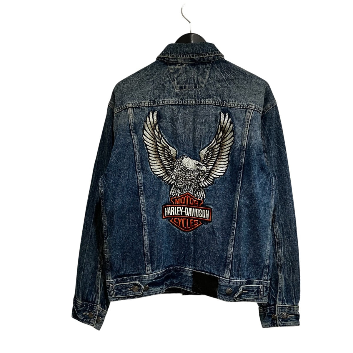 Harley-Davidson Eagle Denim Jacket Denim Jacket Indigo - Pre-owned