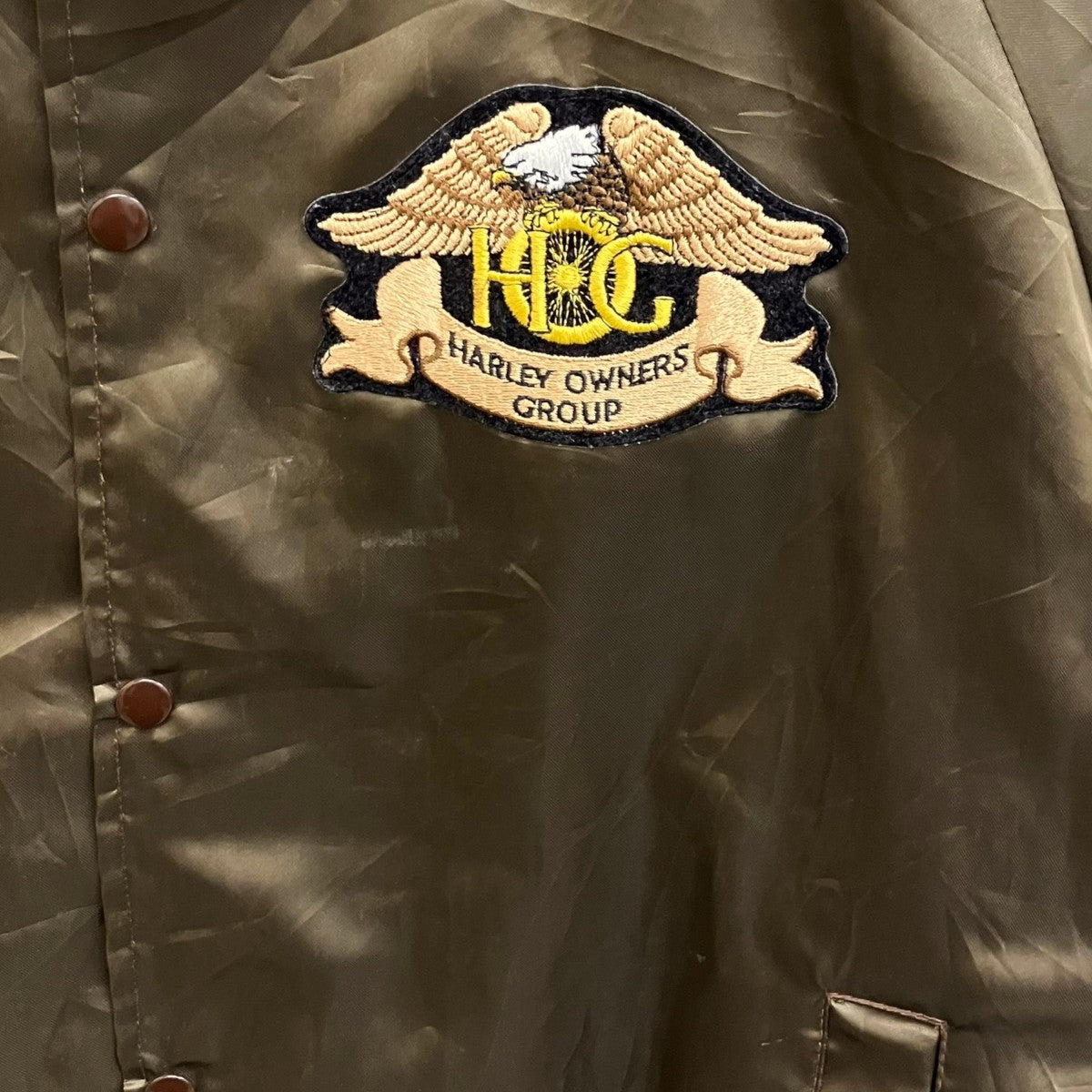 Harley-Davidson Owners Group Coach Jacket Khaki - Pre-owned