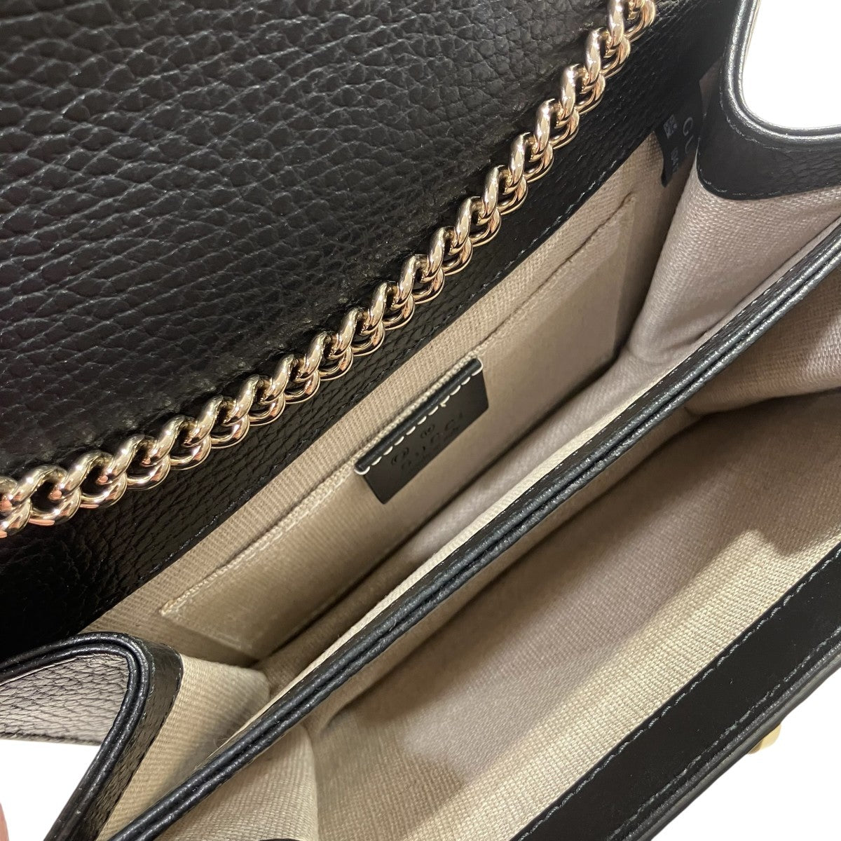 Gucci Interlocking G Shoulder Bag Black - Pre-owned