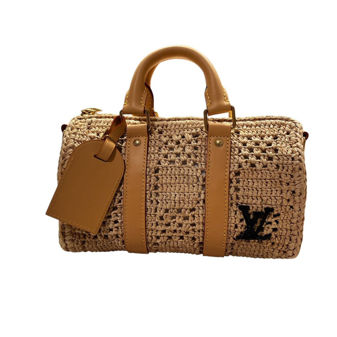 Louis Vuitton Keepall Bandouliere 25 Damier Raffia