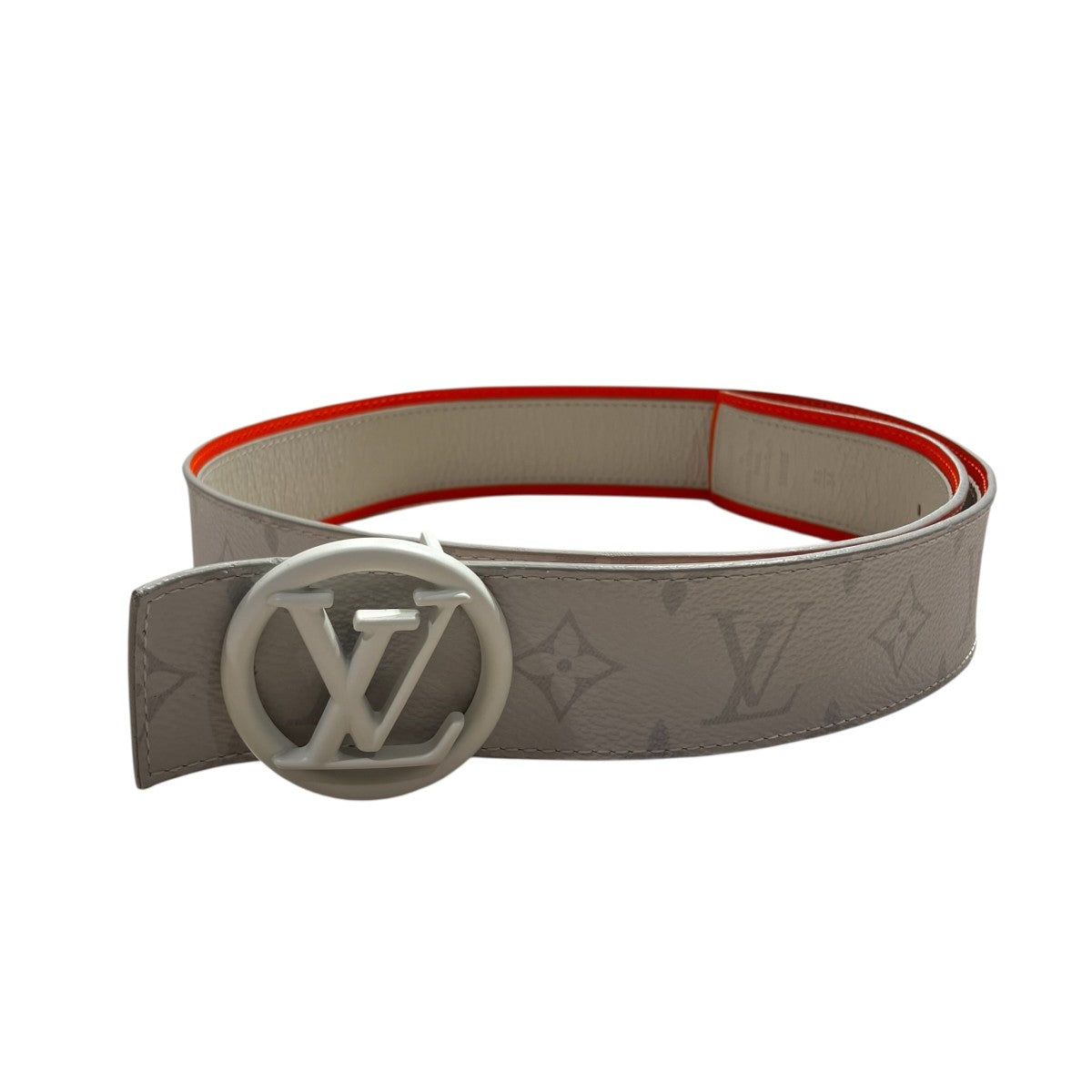 Louis Vuitton LV Circle Belt Orange White - Pre-owned