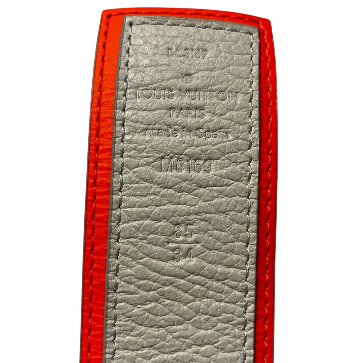 Louis Vuitton LV Circle Belt Orange White - Pre-owned