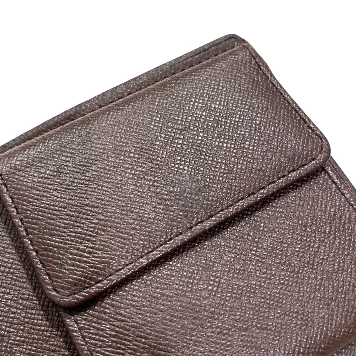 Louis Vuitton Portobier Cult Credit Monet Damier Bifold Wallet Brown - Pre-owned