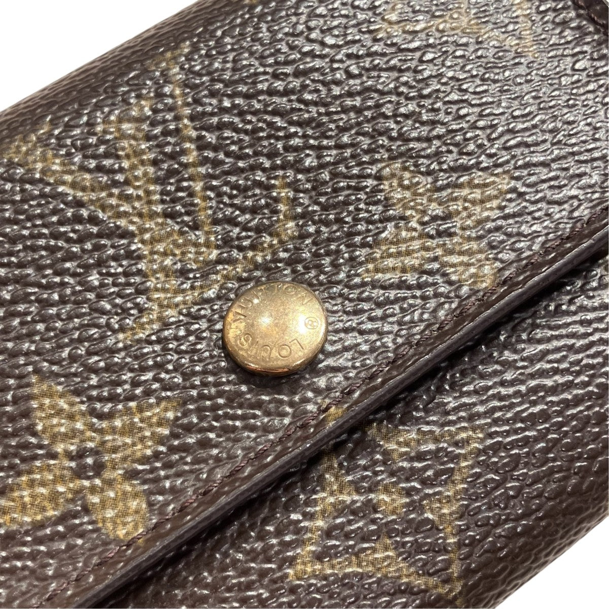 Louis Vuitton Portomonepla Coin Purse Brown - Pre-owned