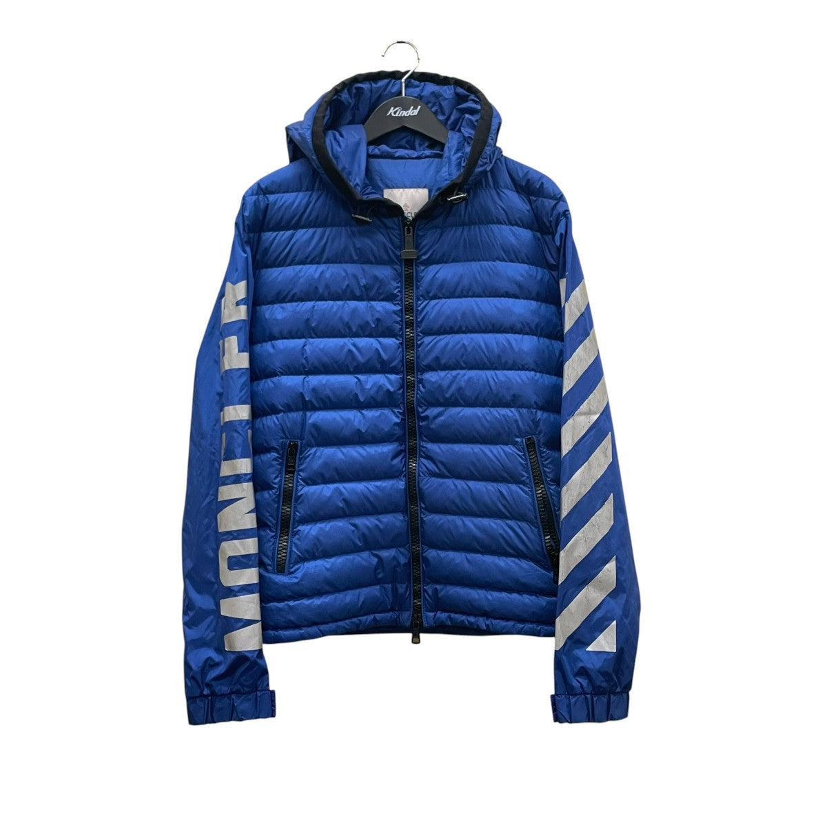 Moncler x Off-White Tablier Down Jacket Blue - Pre-owned