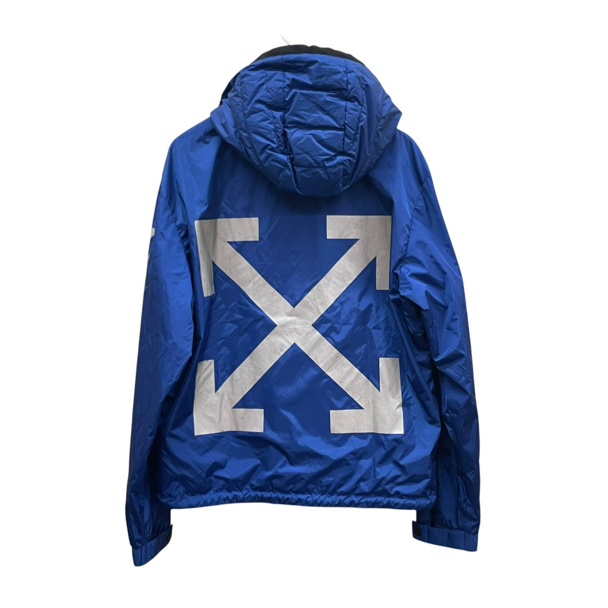 Moncler x Off-White Tablier Down Jacket Blue - Pre-owned