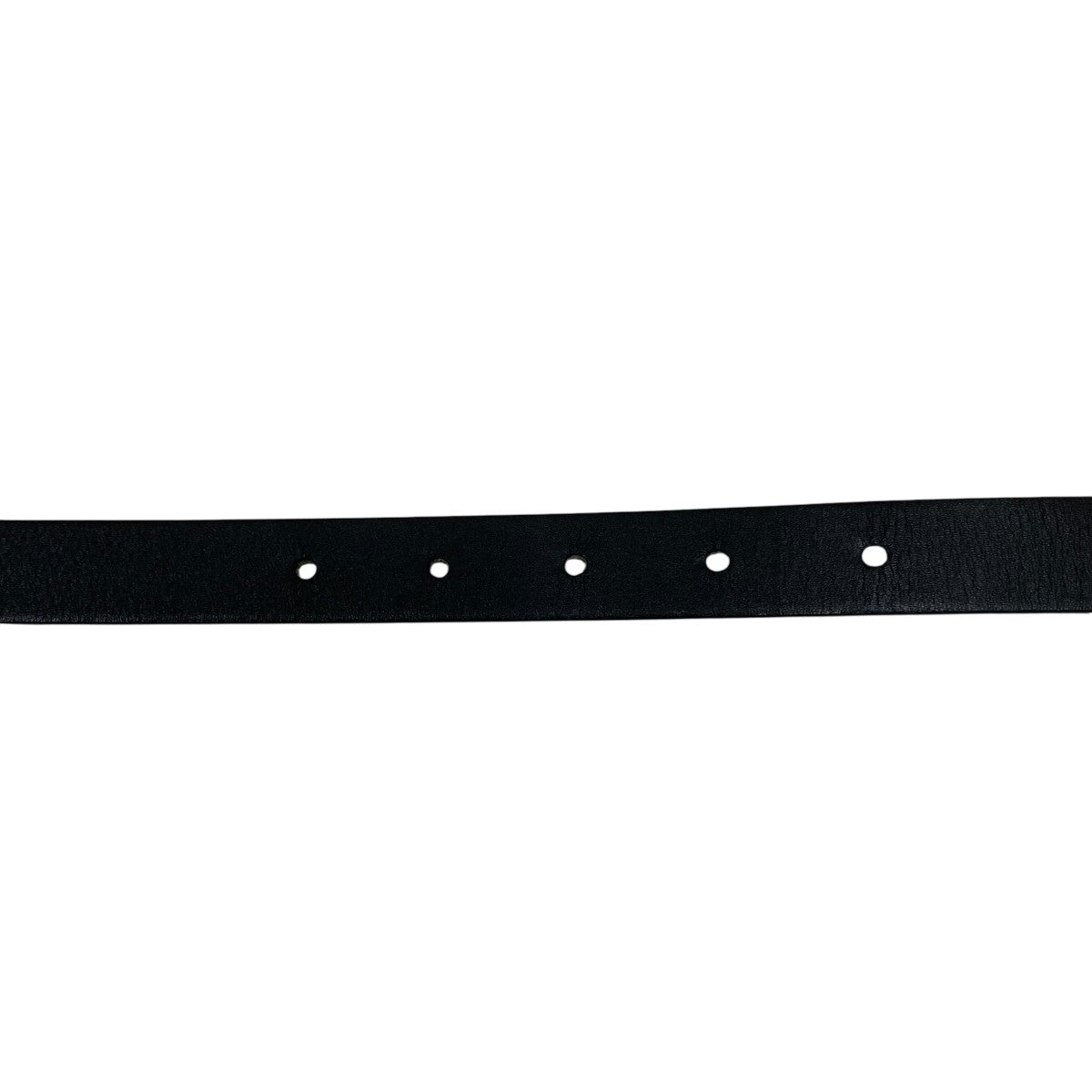 Bottega Veneta Triangle Buckle Narrow Belt Black - Pre-owned