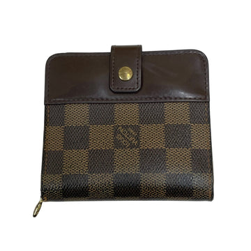 Louis Vuitton Compact Zip Bifold Wallet Brown - Pre-owned