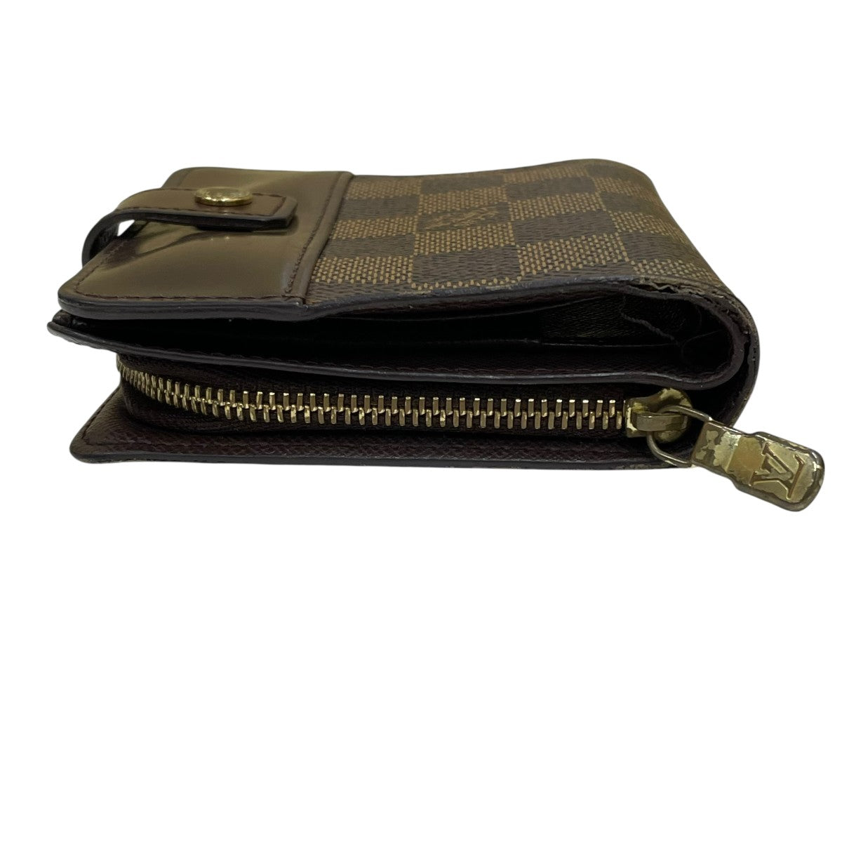 Louis Vuitton Compact Zip Bifold Wallet Brown - Pre-owned