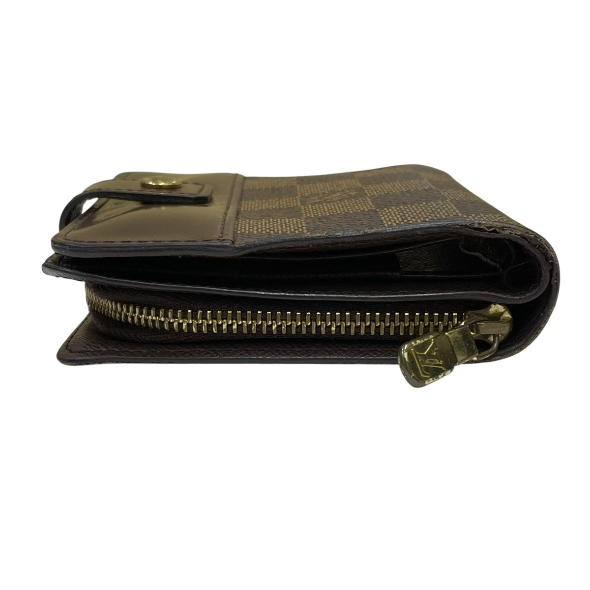 Louis Vuitton Compact Zip Bifold Wallet Brown - Pre-owned