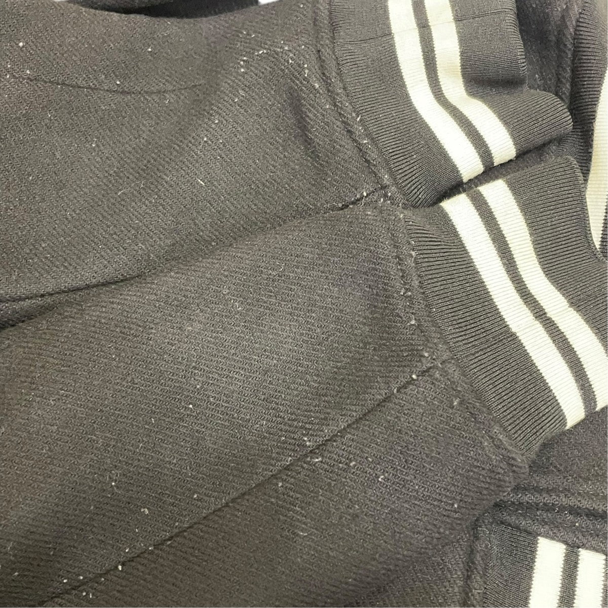 Off-White Black Wool Varsity Jacket Stadium Jacket - Pre-owned