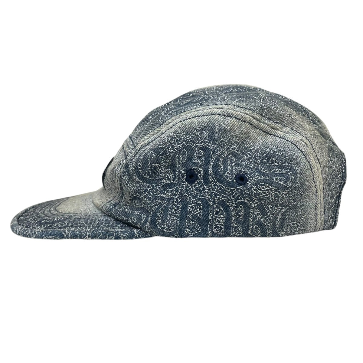 Supreme Stitched Old English Denim Cap Indigo - Pre-owned