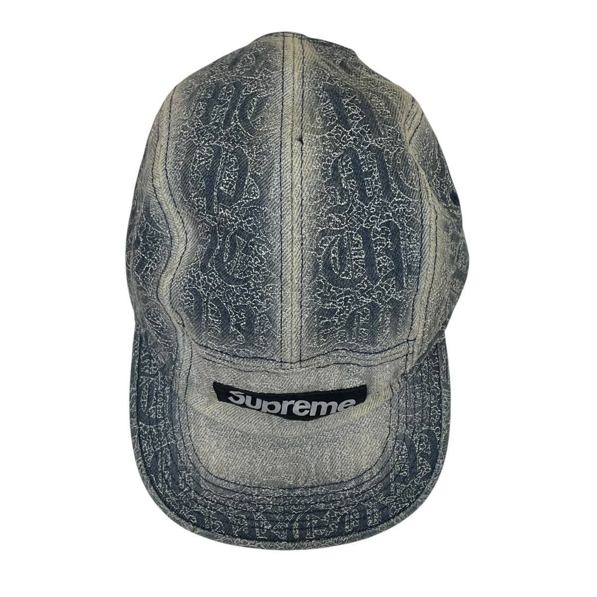 Supreme Stitched Old English Denim Cap Indigo - Pre-owned
