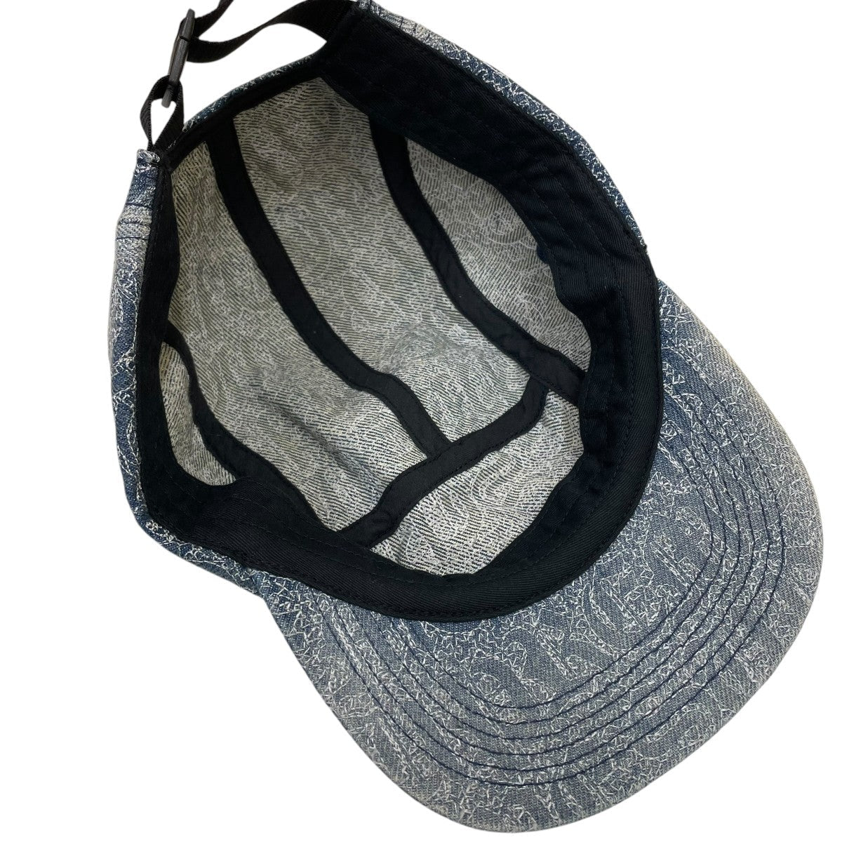 Supreme Stitched Old English Denim Cap Indigo - Pre-owned