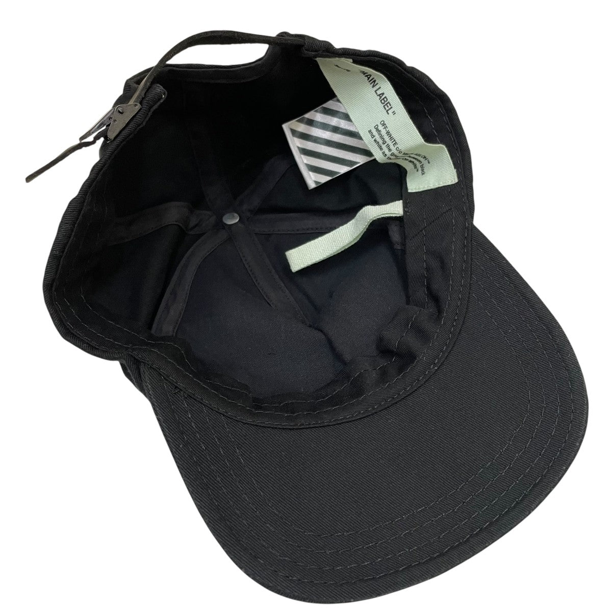 Off-White Diag Brushed CAP Black - Pre-owned