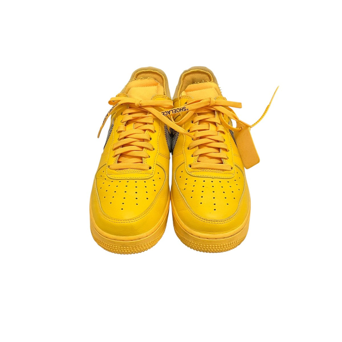 Nike x Off-White e AIR Force 1 LOW University Gold Sneakers - Pre-owned