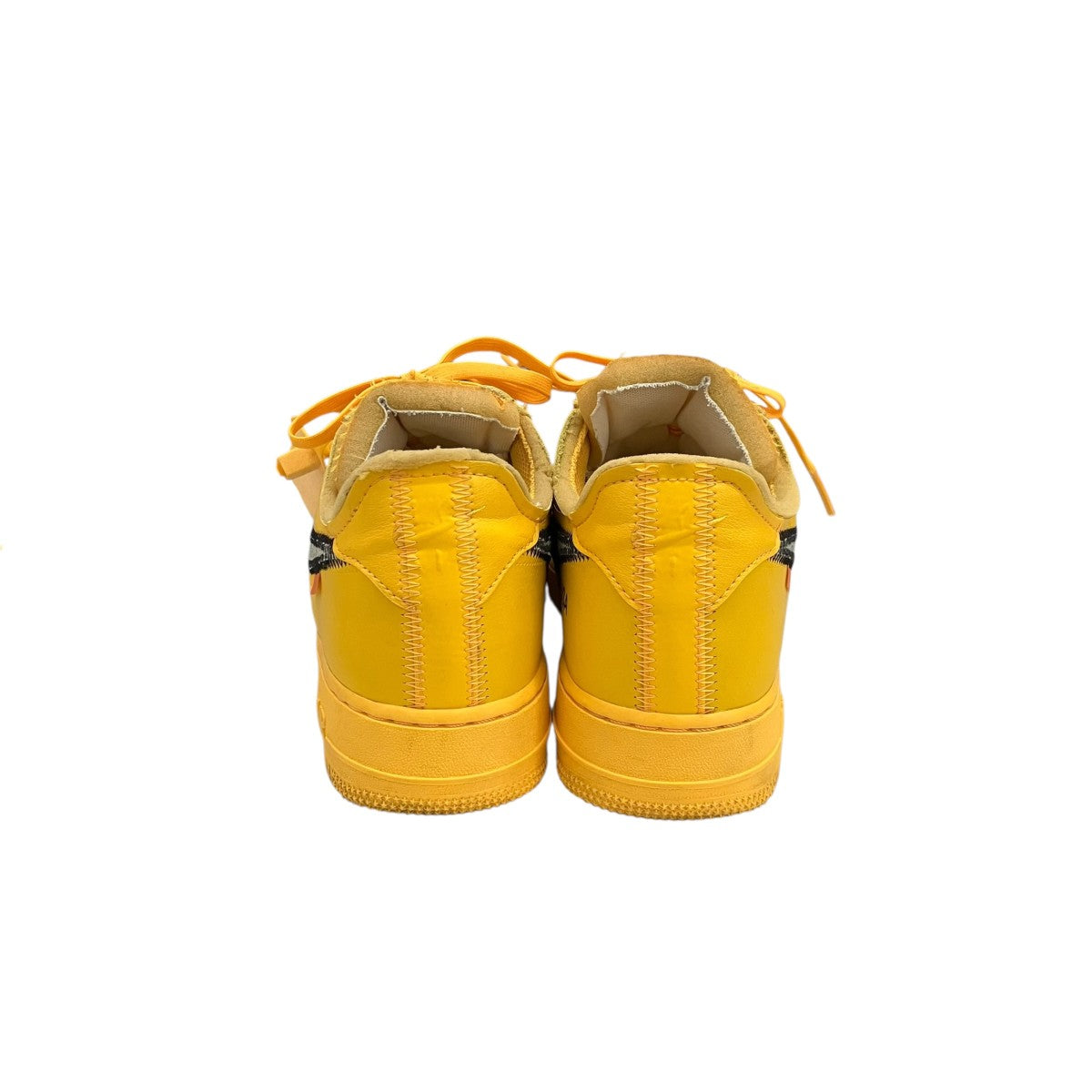 Nike x Off-White e AIR Force 1 LOW University Gold Sneakers - Pre-owned