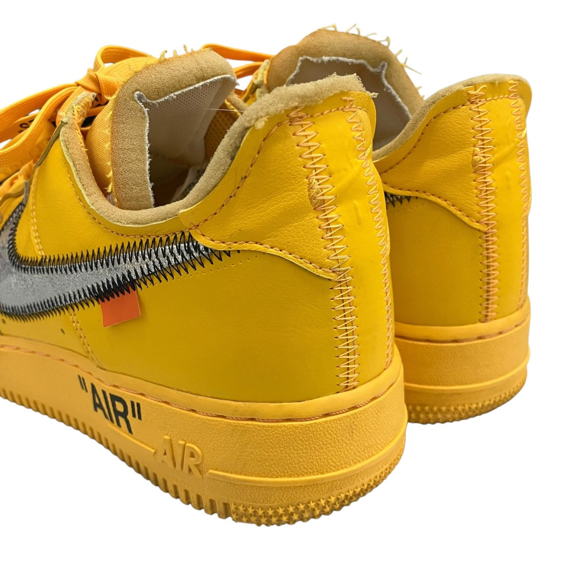 Nike x Off-White e AIR Force 1 LOW University Gold Sneakers - Pre-owned