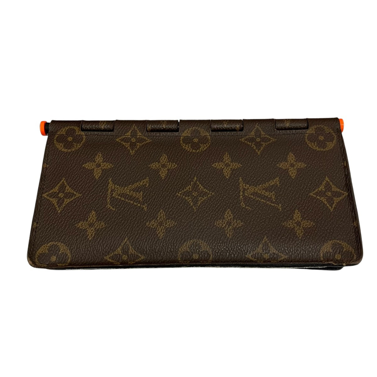 Louis Vuitton Portefeuille Brother Hinge Monogram Long Wallet Brown - Pre-owned