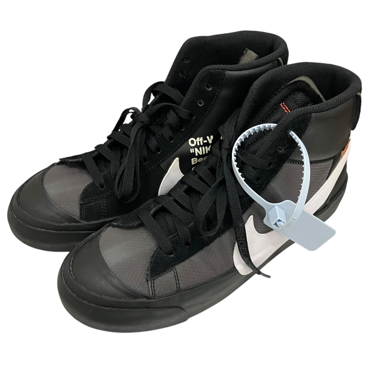 Nike x Off-White the 10: Blazer Mid High-cut Sneakers Black - Pre-owned