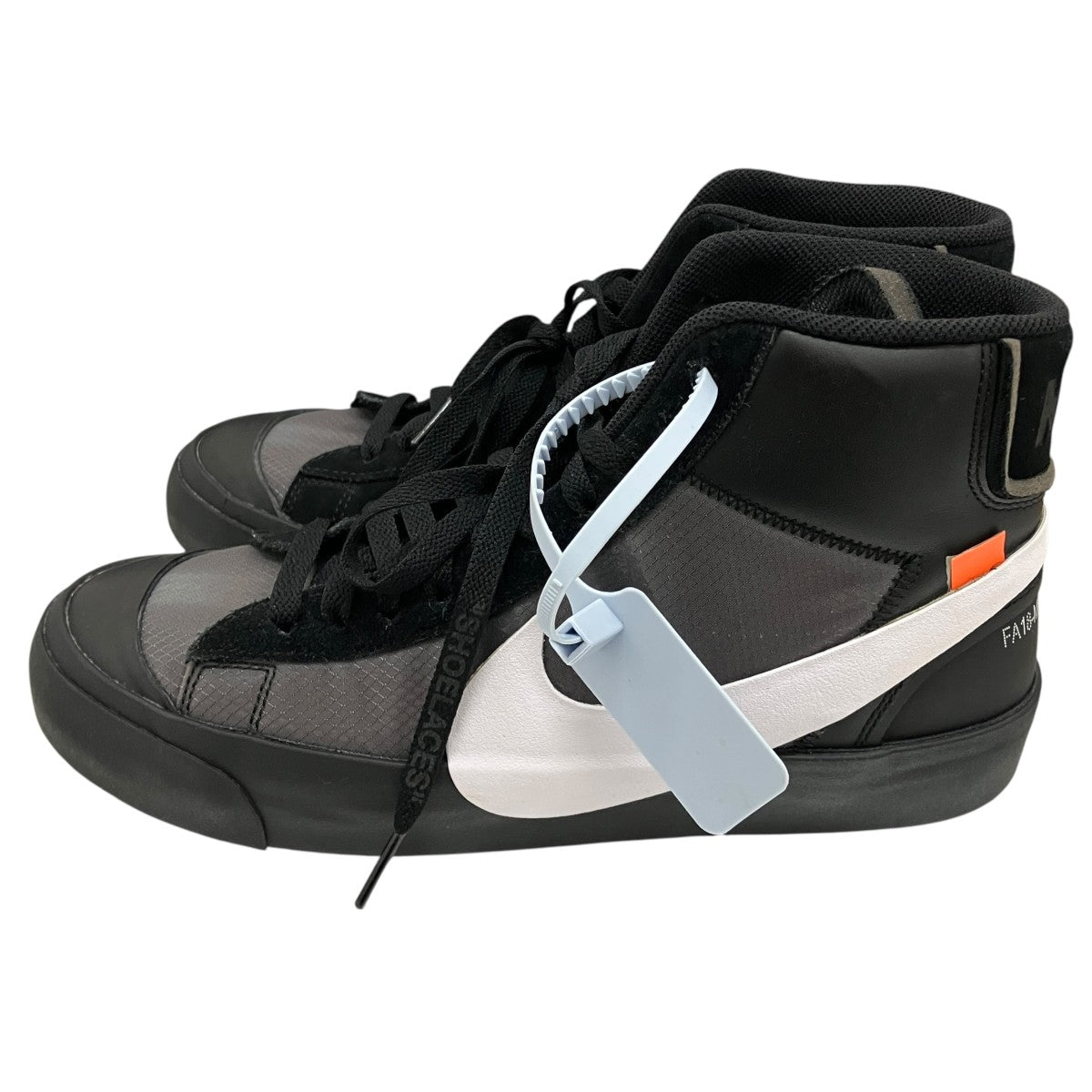 Nike x Off-White the 10: Blazer Mid High-cut Sneakers Black - Pre-owned