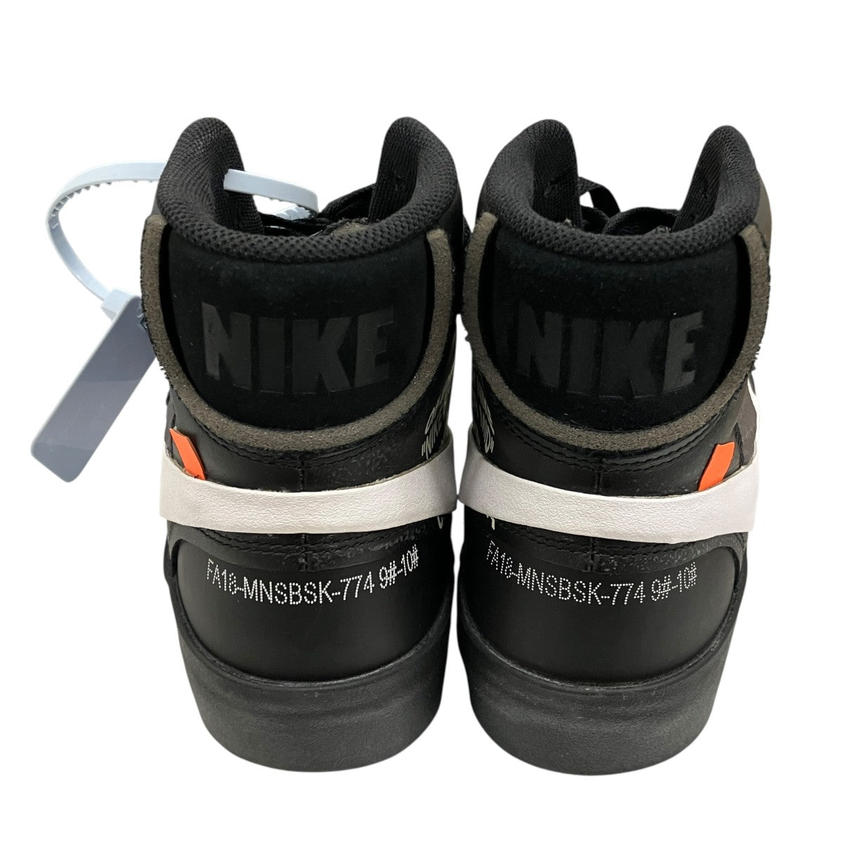 Nike x Off-White the 10: Blazer Mid High-cut Sneakers Black - Pre-owned